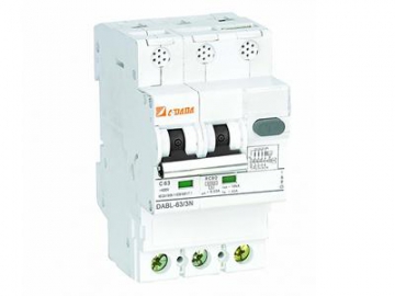 DABL-40 6kA 10kA Electronic Residual Current Device RCBO Circuit Breaker