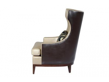 High Back Hotel Leather Chair