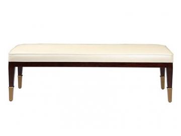Modern Hotel Leather Bedroom Bench