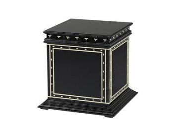 Square Wood Stool