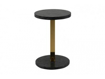 Luxury Marble Top Metal Side Table