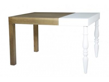 Two Color Wood Dining Room Table