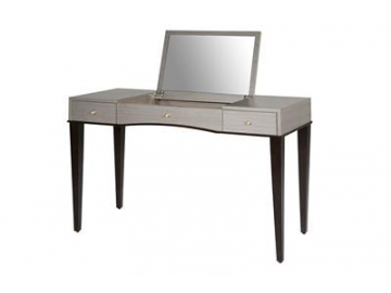 Folding Mirror Wood Dressing Table