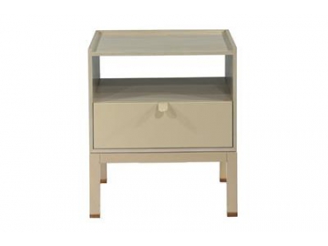 Beech Wood Bedside Table