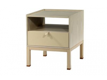 Beech Wood Bedside Table