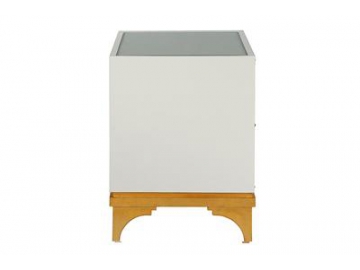 2-Drawer Wood Nightstand