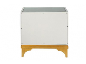 2-Drawer Wood Nightstand