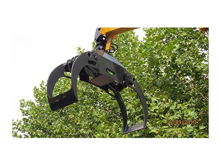 3-Wheel Wood Log Grapple Loader