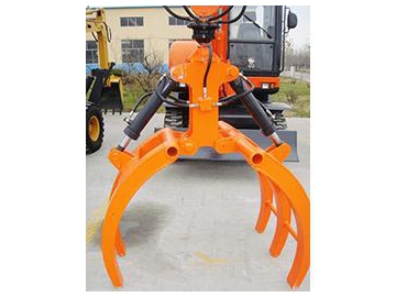 Log Grapple Wheel Loader