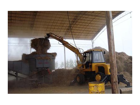 Grass Grapple Wheel Loader