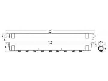 Static Eliminating Ionizing Bar / Static Ionizer