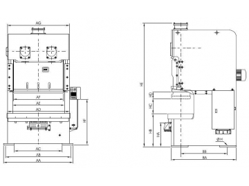 APC 110-200 Ton Precision Metal Stamping Press