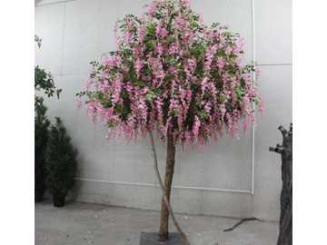 Artificial Plant Wisteria Blossom Tree