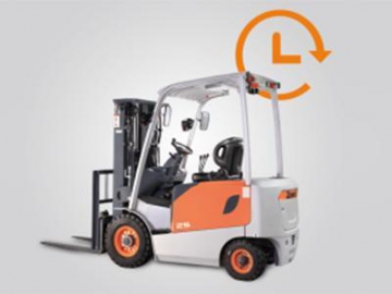 Electric 4 Wheel Counterbalance Forklift Trucks