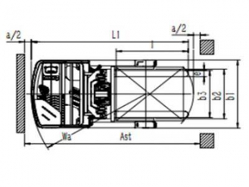 FRA 1,600-1,800kg Electric Reach Truck