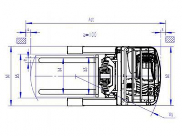 FRB 2,000kg Electric Reach Truck