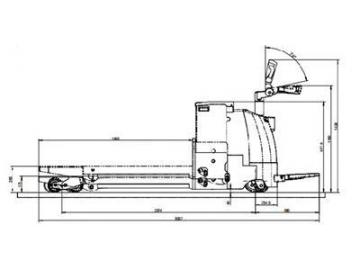 8,000kg Heavy Duty Electric Pallet Jack Truck