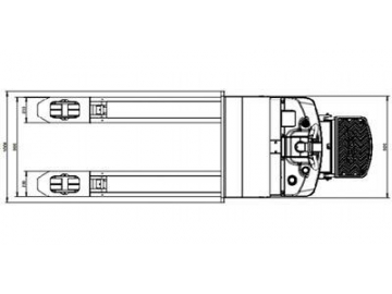 8,000kg Heavy Duty Electric Pallet Jack Truck