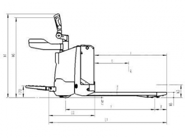 XPA 2,000-3,000kg Electric Pallet Jack Truck