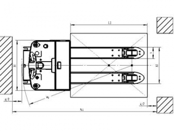 XPA 2,000-3,000kg Electric Pallet Jack Truck