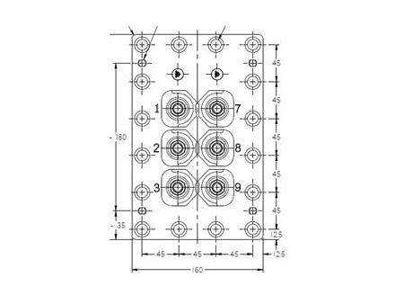 Semi-hermetic Commercial Air Conditioner Terminal Plate