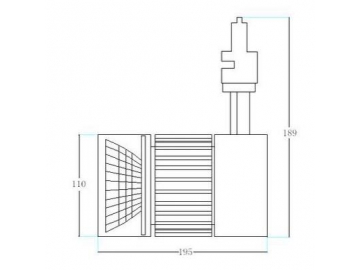 R Series Modern Track Lighting LED Light Kit