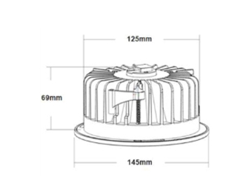 Y1 Series LED Downlight, SMD Recessed LED Downlight