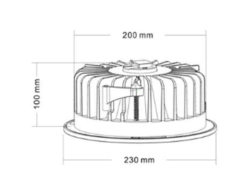 Y1 Series LED Downlight, SMD Recessed LED Downlight