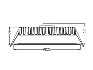 U Series LED Downlight, SMD LED Downlight with Combined Optical Forms