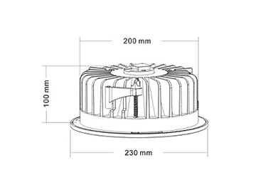 X Series LED Downlight, High Performance COB LED Downlight