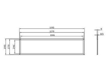 Dimmable and CCT Tunable LED Panel Light
