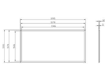 Dimmable and CCT Tunable LED Panel Light