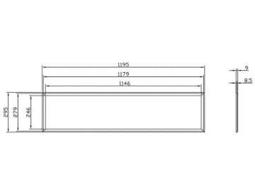 LED Panel Light with Microwave Motion Sensor and Daylight Sensor