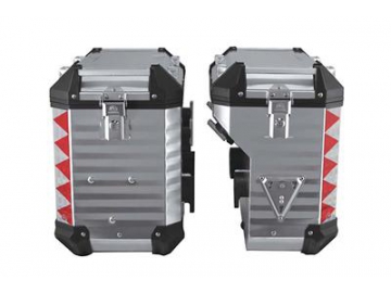 Custom KTM Motorcycle Aluminium Panniers and Top Boxes