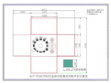 Capsule Filling Machine, NJP-7500, 7000