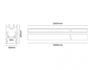 LS4067  Linear LED Lighting Fixture