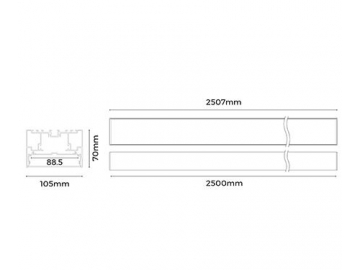 LS10570  Linear LED Light Fixture