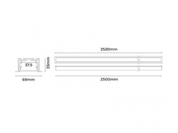 LE6935  Recessed Ceiling LED Lighting Fixture