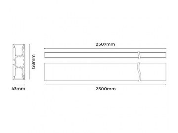 LC12843  Linear Wall Light Fixture