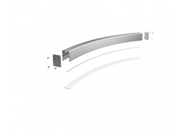 AS3535-30A45  Curved LED Light Fixture