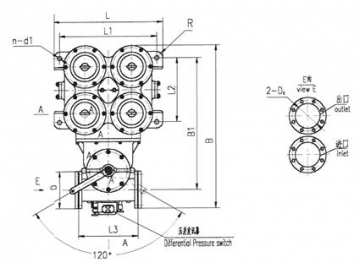 Dual Cylinder Oil Pan Filter