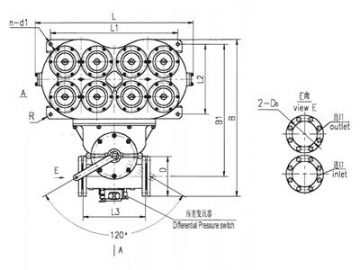 Dual Cylinder Oil Pan Filter