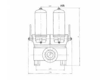 Semi-Automatic Self-Cleaning Oil Filter  (Fuel Oil Filter, Lubricating Oil Filter, Diesel Filter)