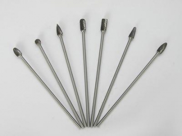 Long Shank Tungsten Carbide Rotary File