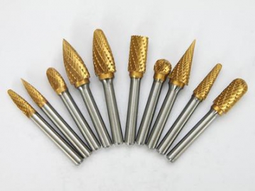 Coated Tungsten Carbide Rotary File