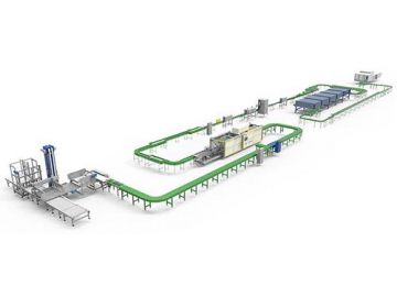 PET /PE /PP Bottle Beverage Packaging Line