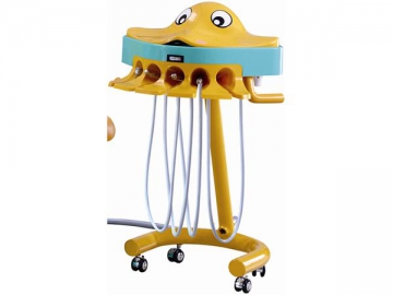 A8000-IIB Pediatric Dental Chair   (children dental unit with smiling dinosaur chair)