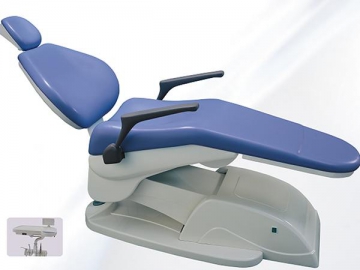 A800-I Dental Chair Unit  (memory foam dental chair, handpiece, LED light)