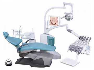 A3600 Dental Chair Unit  (Tecnodent dental chair, handpiece, endoscope, LED light)