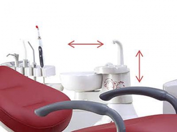 A6600 Dental Chair Unit  (comfort dental chair, handpiece, endoscope, LED light)